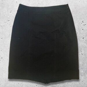 White House Black Market Pencil Skirt Midweight Stretch‎ Fabric Black Women’s 6